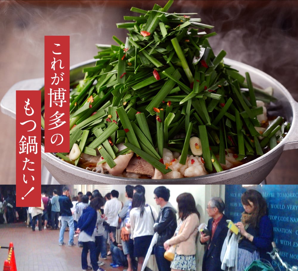 これが博多のもつ鍋たい!